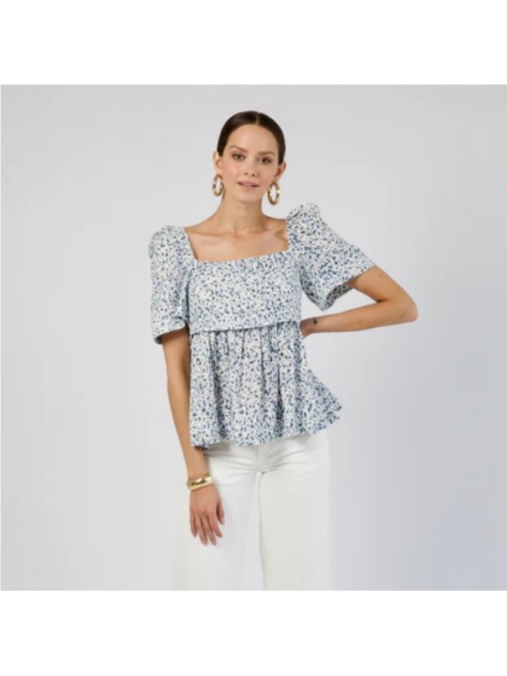 Mirth Mallorca Square Neck Top